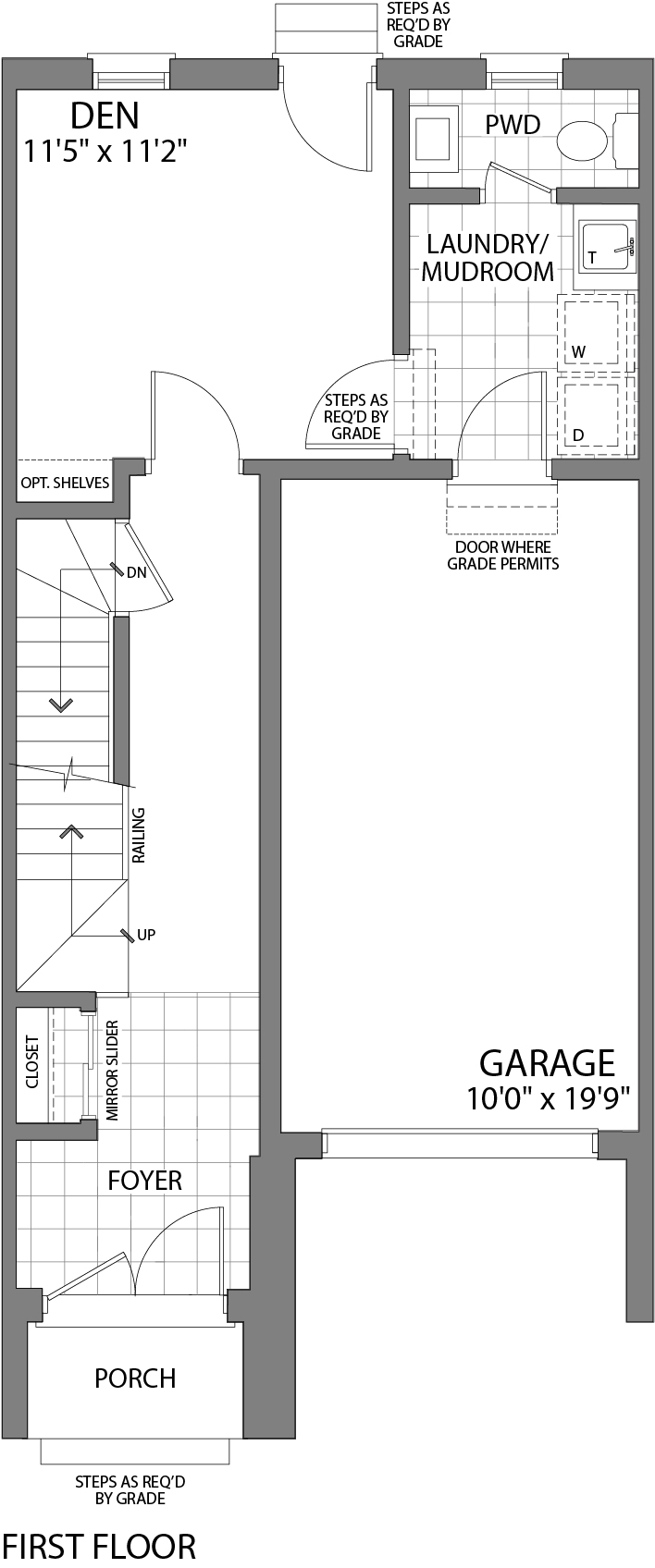 first floor